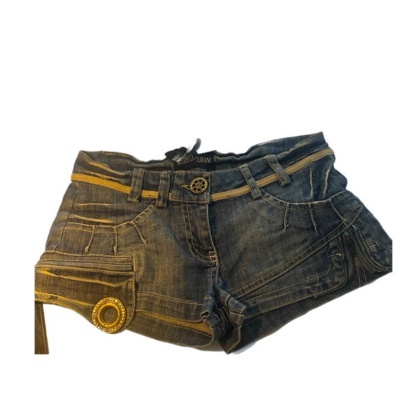 🍎MARIELLA BURANI 🇮🇹Denim shorts Made in Italy - Picture 2 of 10